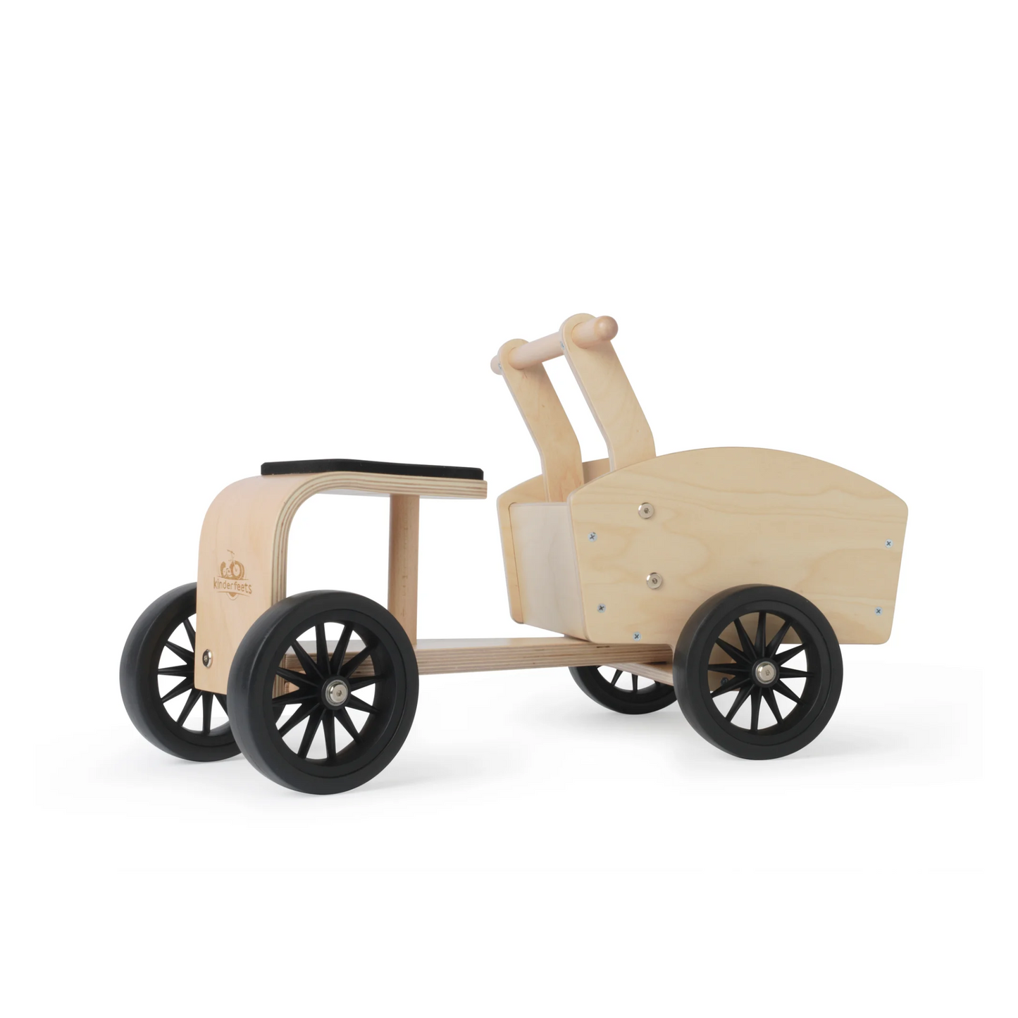 Wooden kids cargo bike