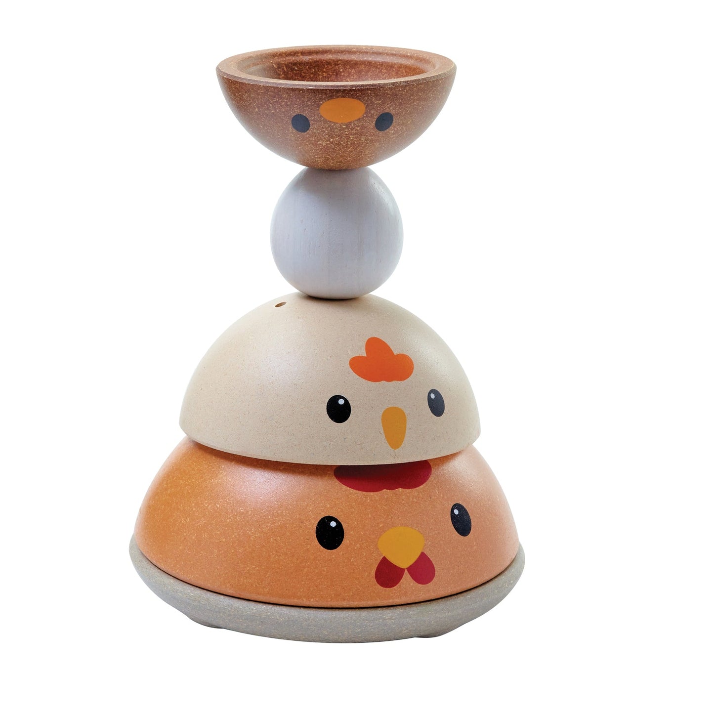 Chicken nesting stacking toy in rustic colour