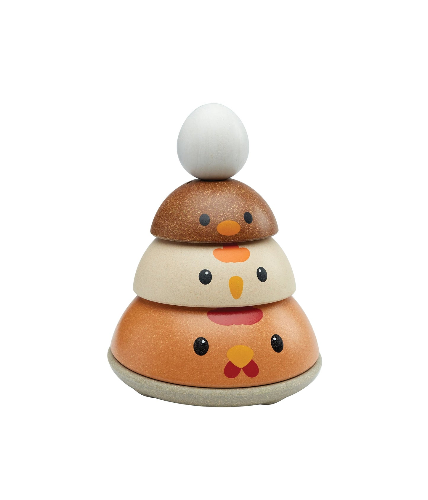 Chicken nesting stacking toy in rustic colour
