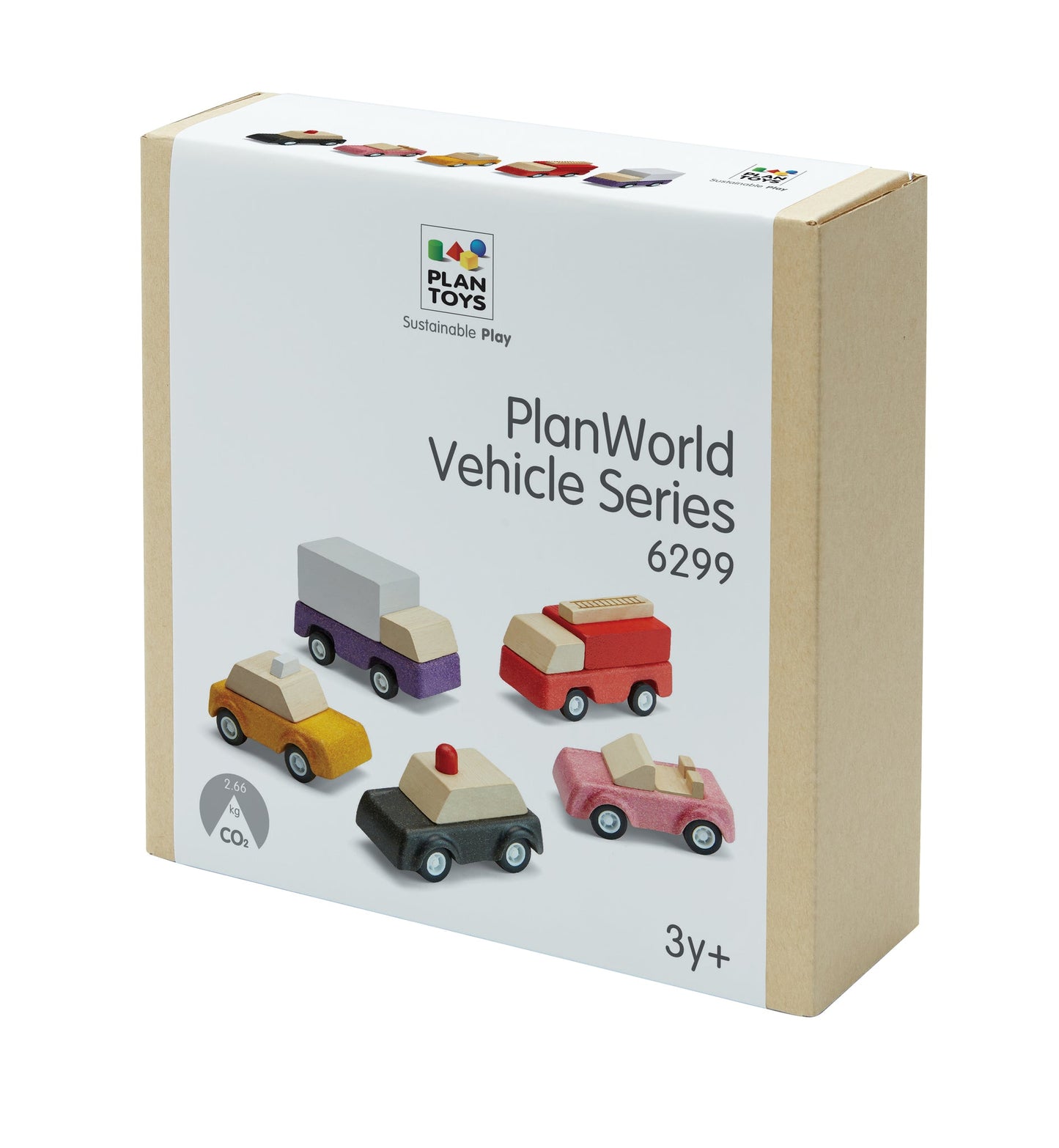 Planworld wooden vehicles set of 5