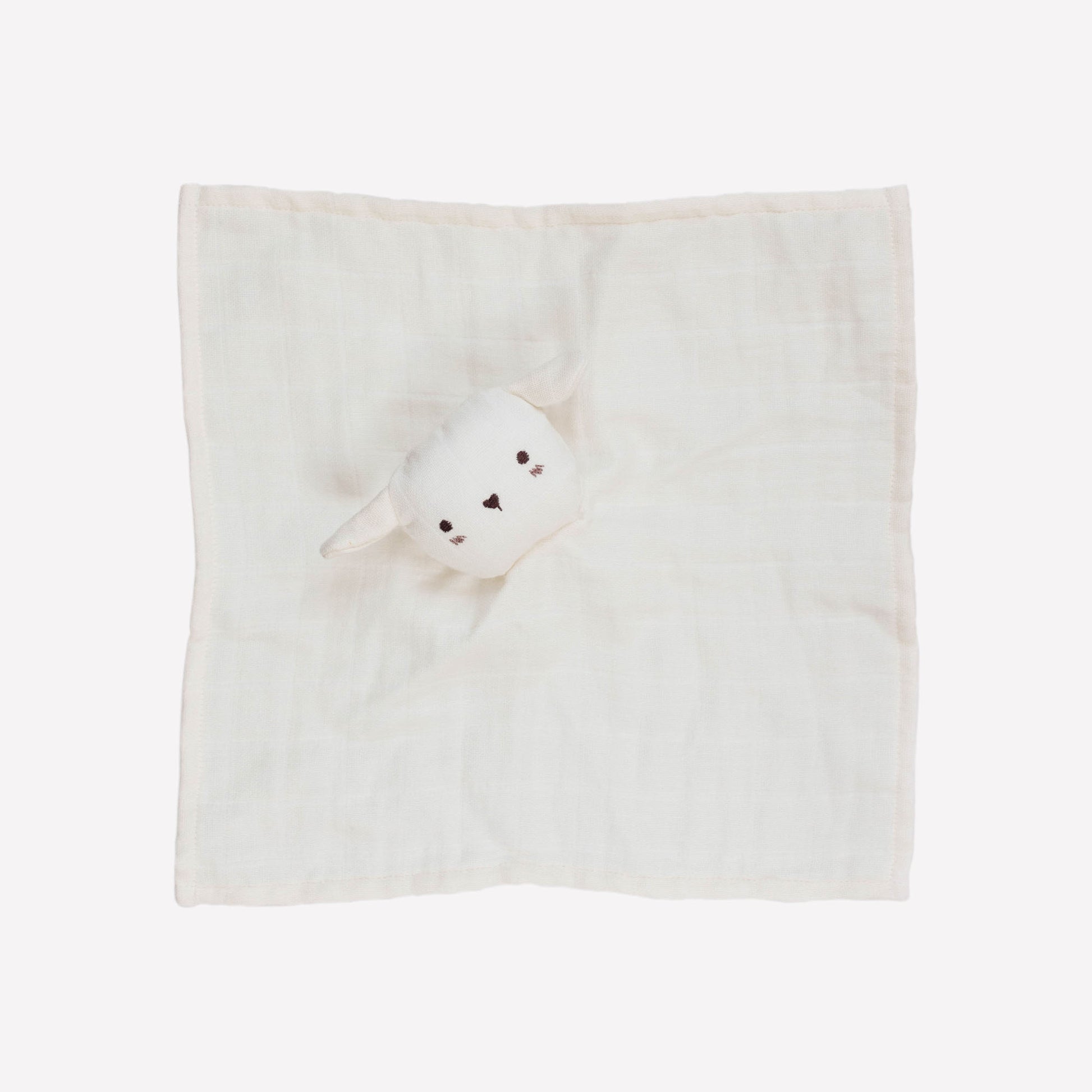 Organic cotton baby cuddle cloth - Lamb