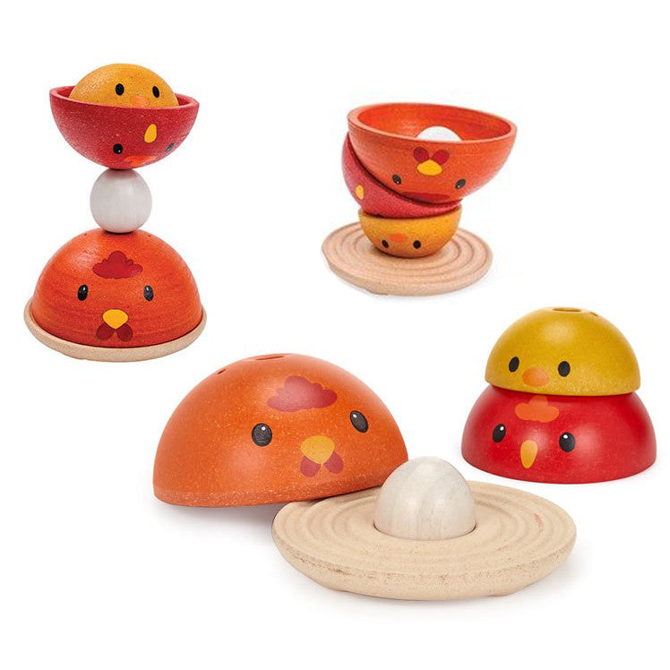 Chicken nest stacking toy