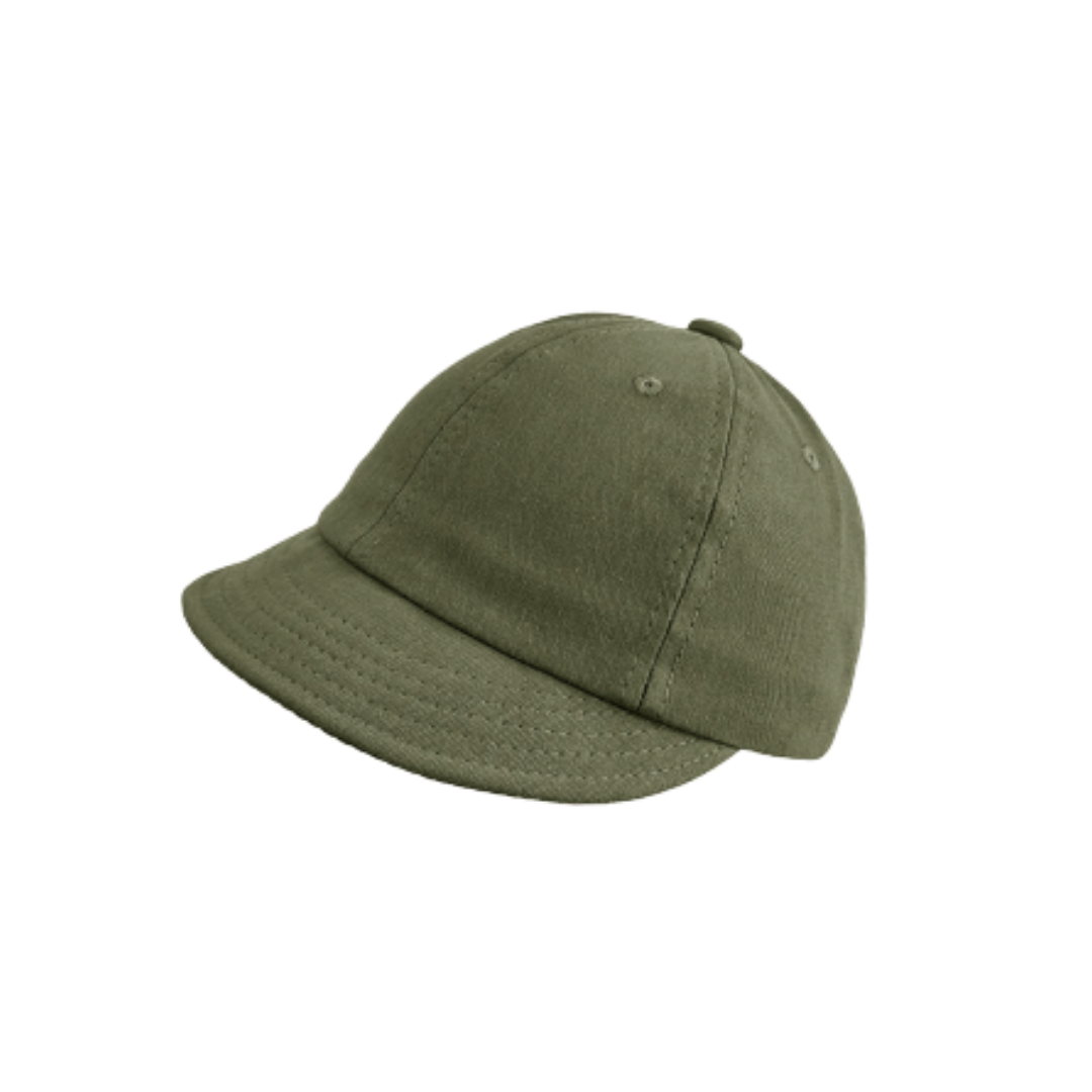 Kids organic cotton soft cap - Green