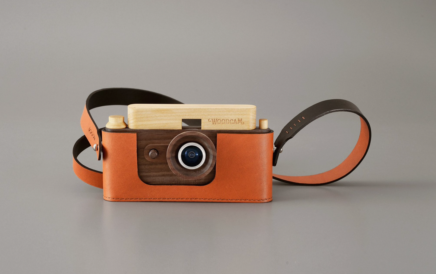 WoodCam leather case