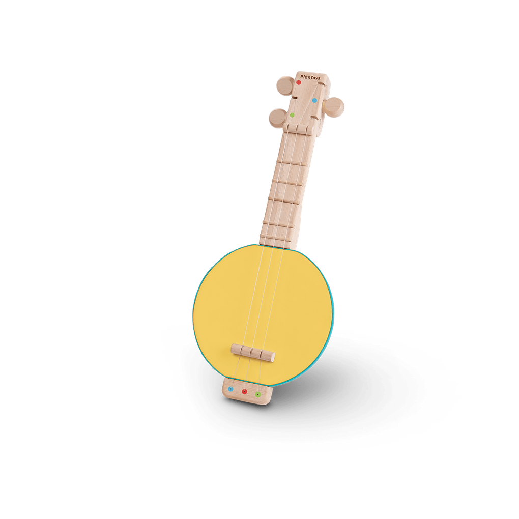 Wooden banjolele musical instrument