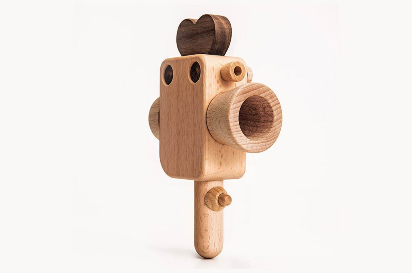 Super 8 wooden toy camera
