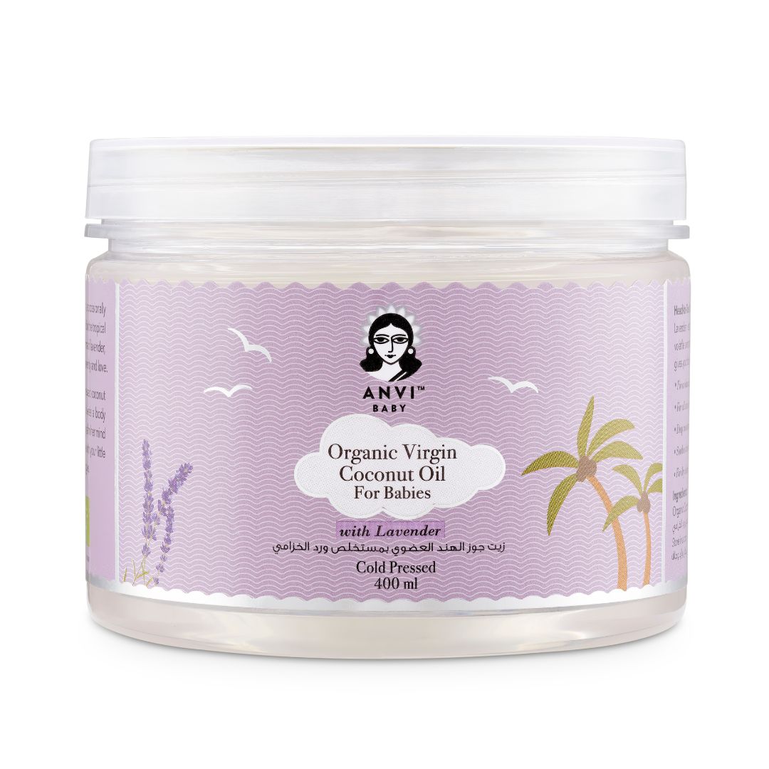 Organic Virgin Coconut Oil for Babies With Lavender - 400ML