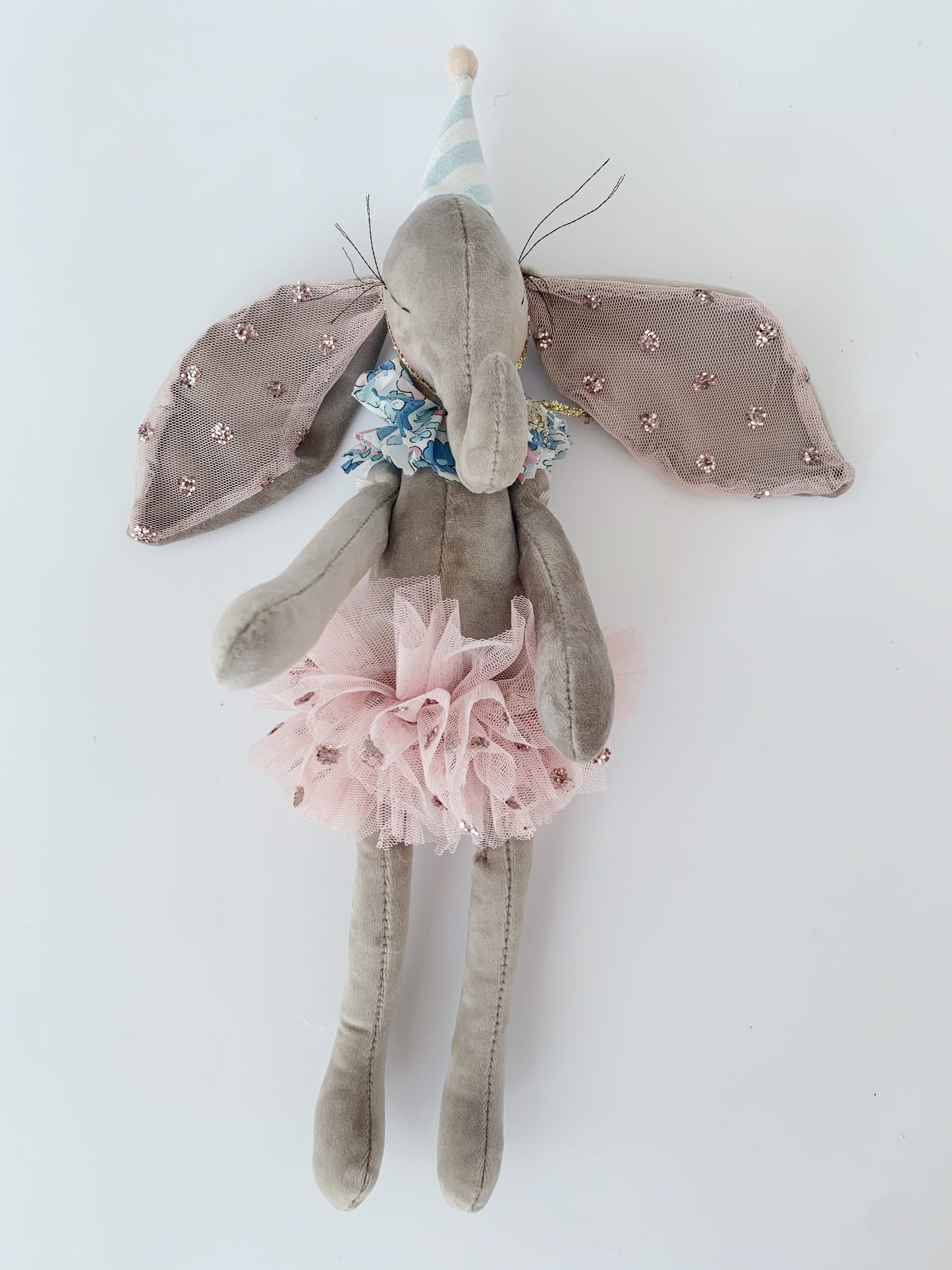 Miss Elephant handmade heirloom doll