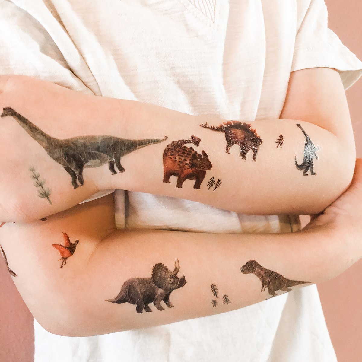Dinosaurs - Kids organic vegan tattoos