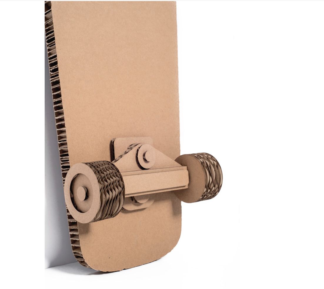 Skateboard DIY cardboard activity box