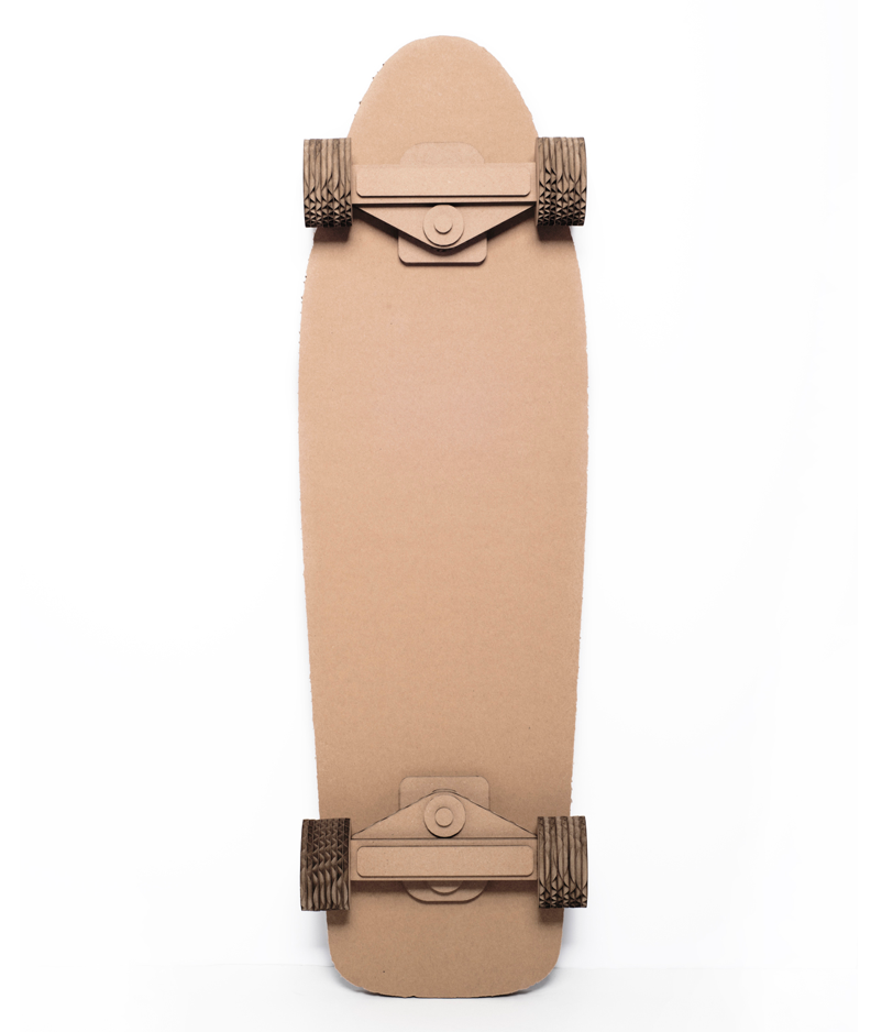 Skateboard DIY cardboard activity box