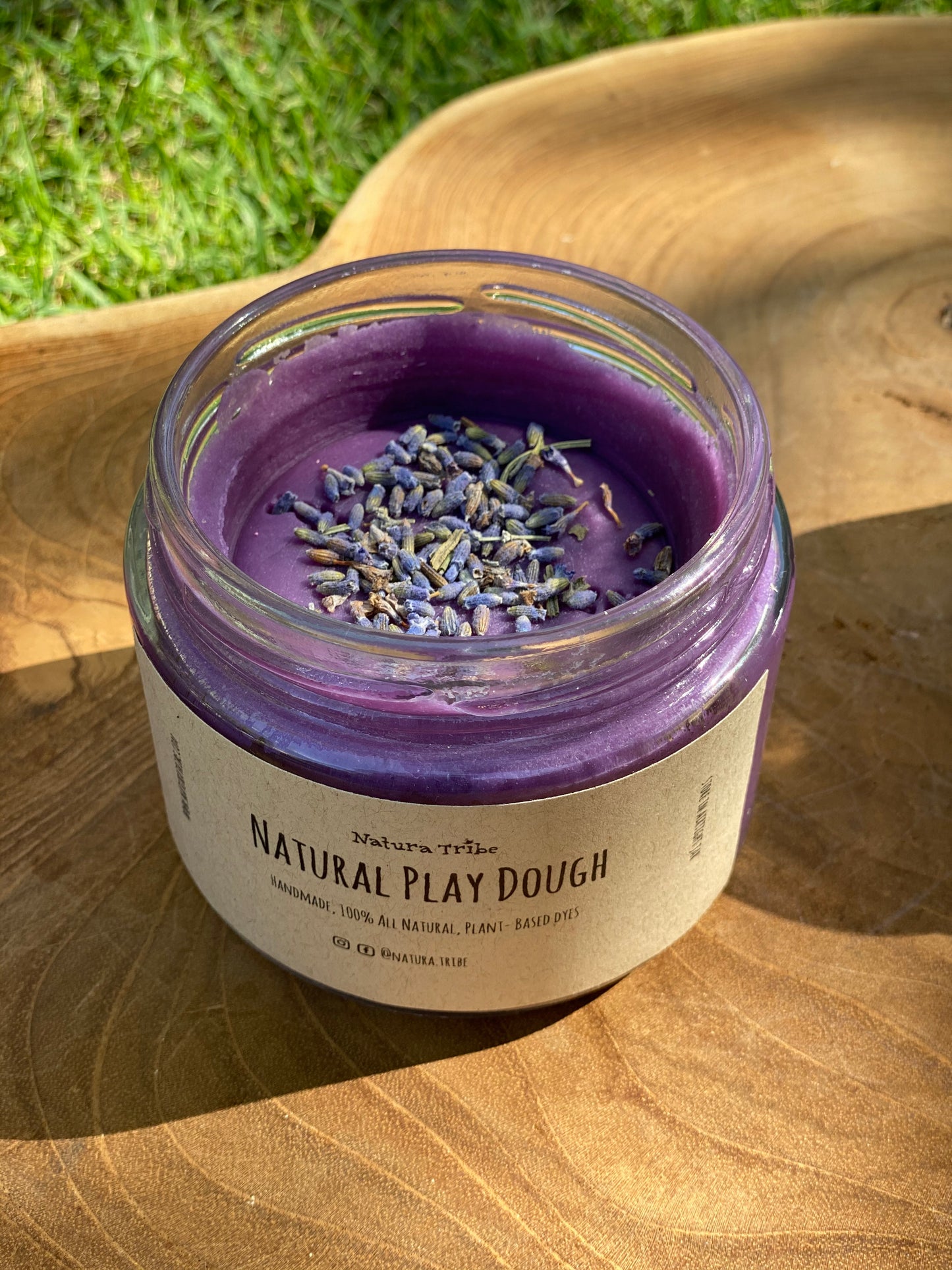 Butterfly 100% natural play dough jar - 280 gr