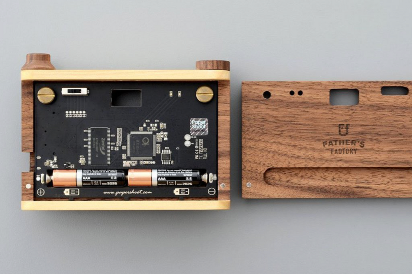 Multi lens wooden digital camera