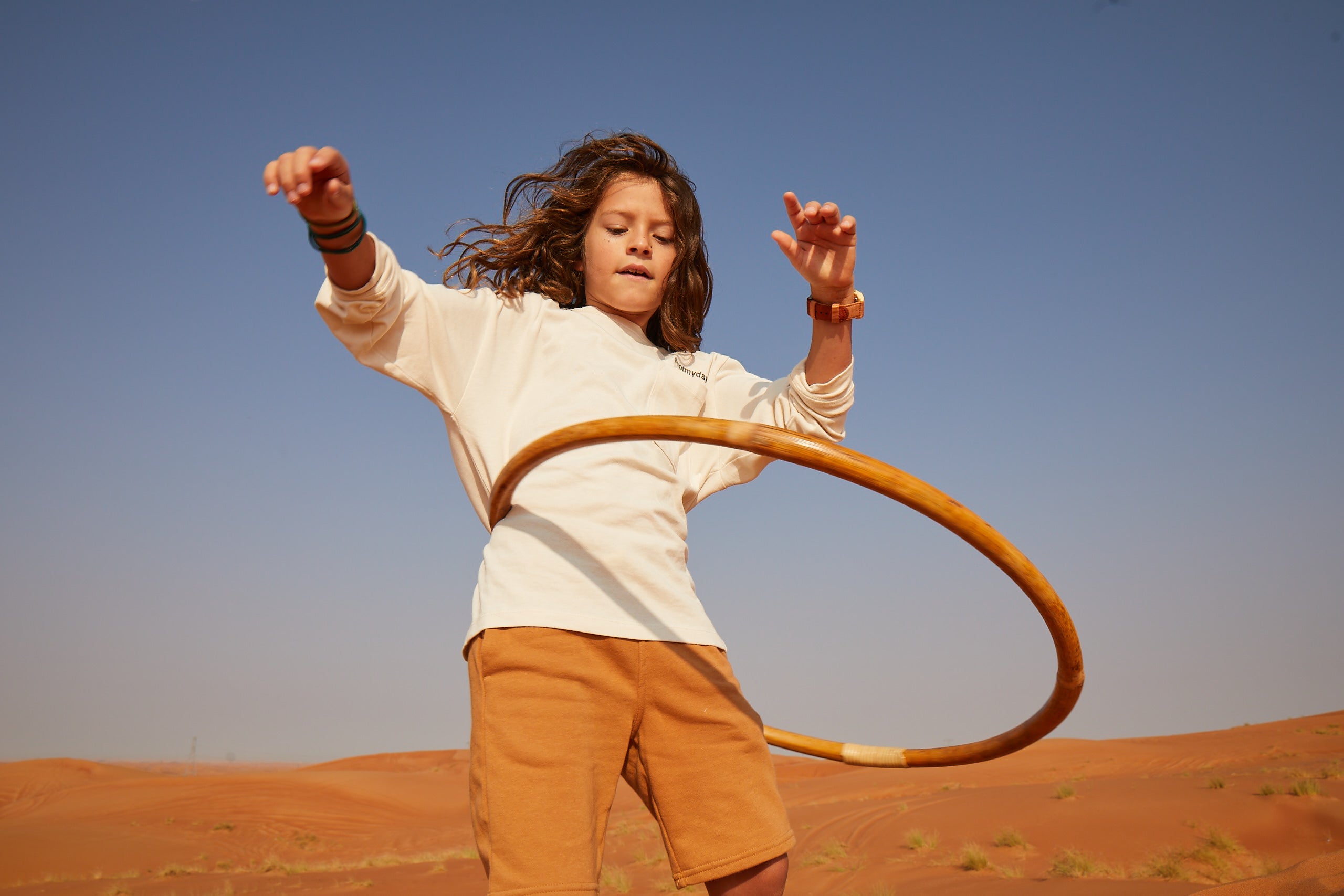 Hula hoop made of shop bamboo