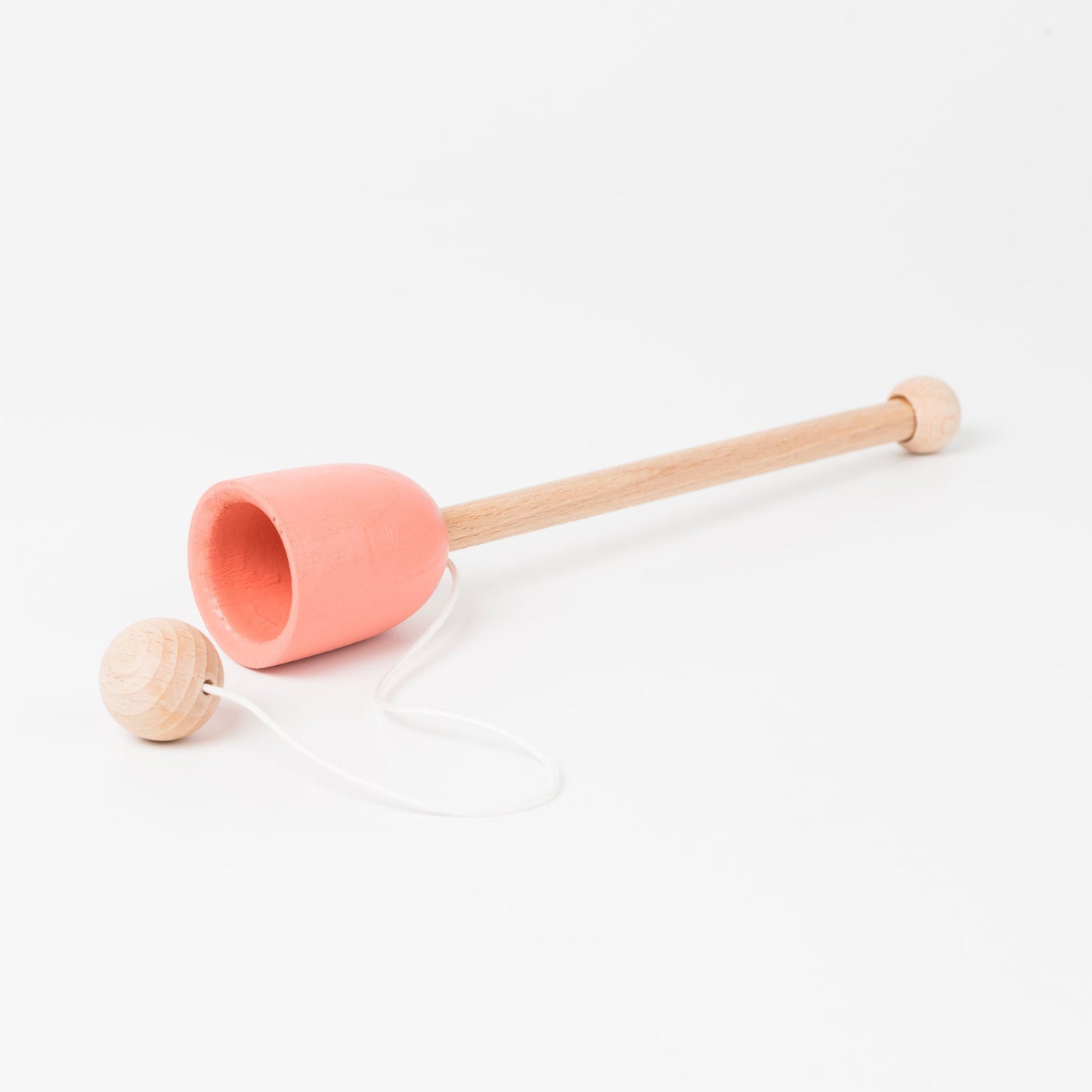 Wooden cup and ball - Coral