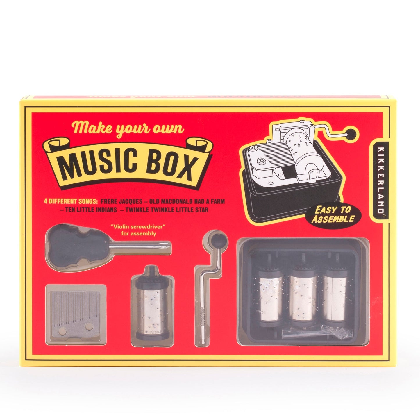 Build your own music box activity set