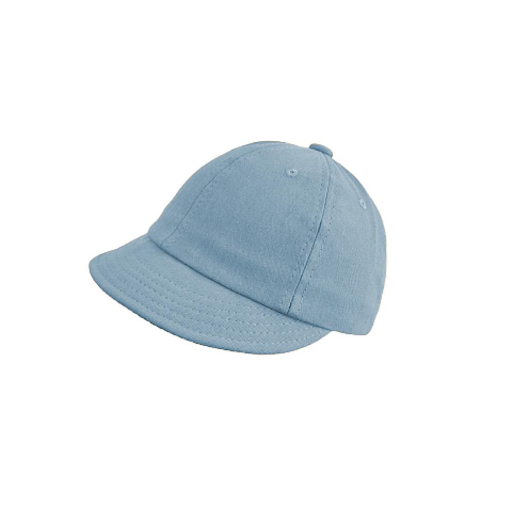 Kids organic cotton soft cap - Light blue