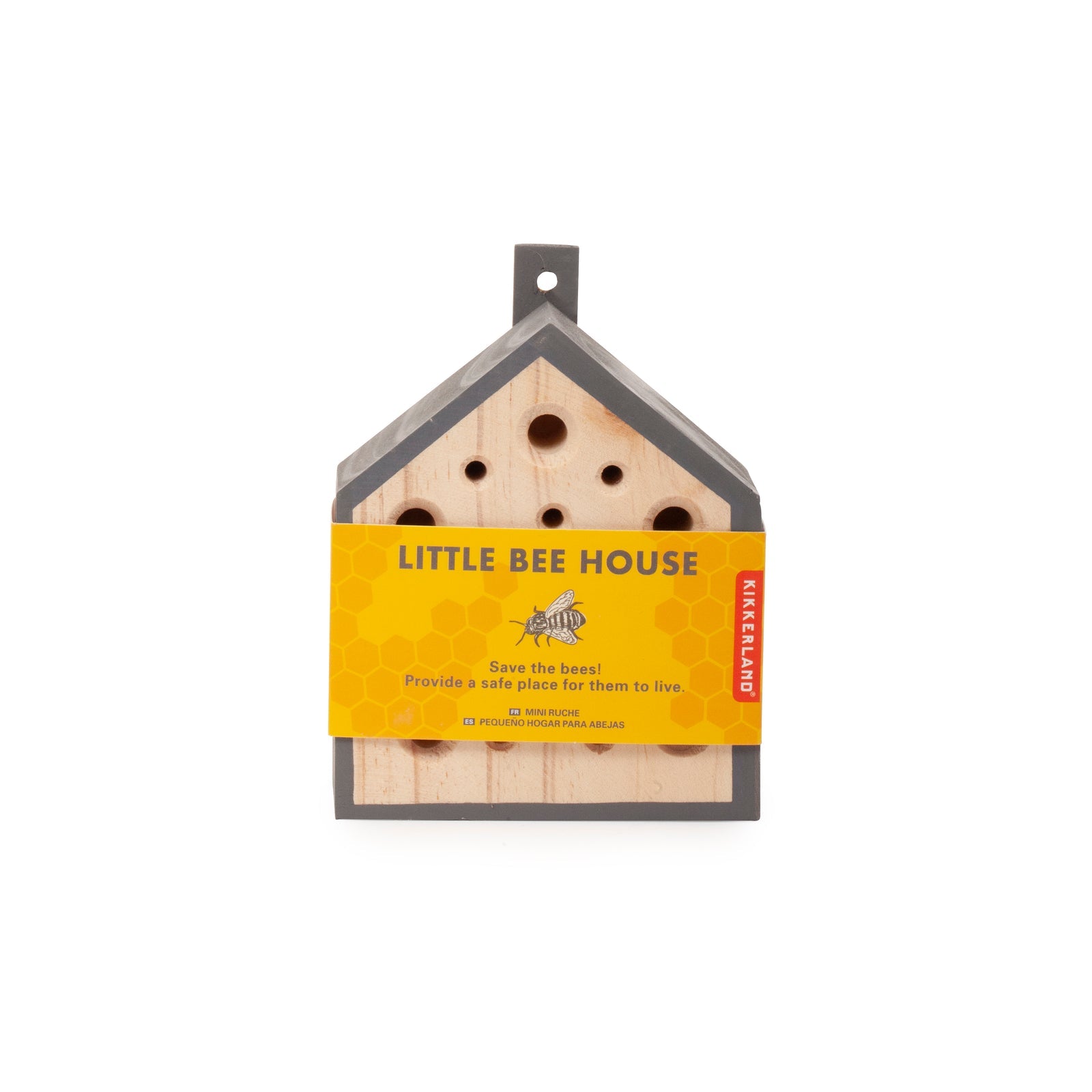 Little wooden bee home- SAVE THE BEES