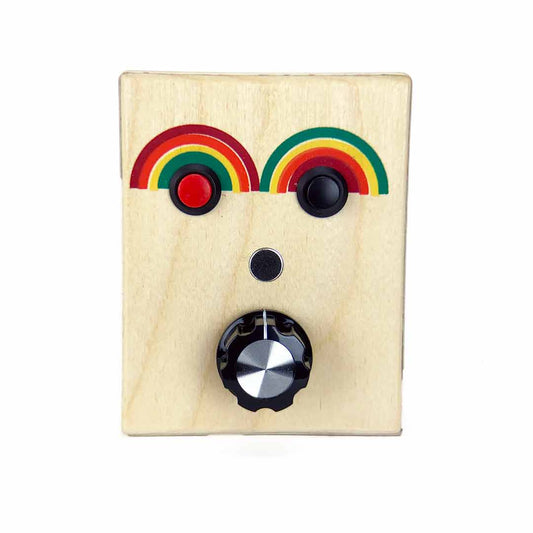Rainbow handmade wooden voice recorder