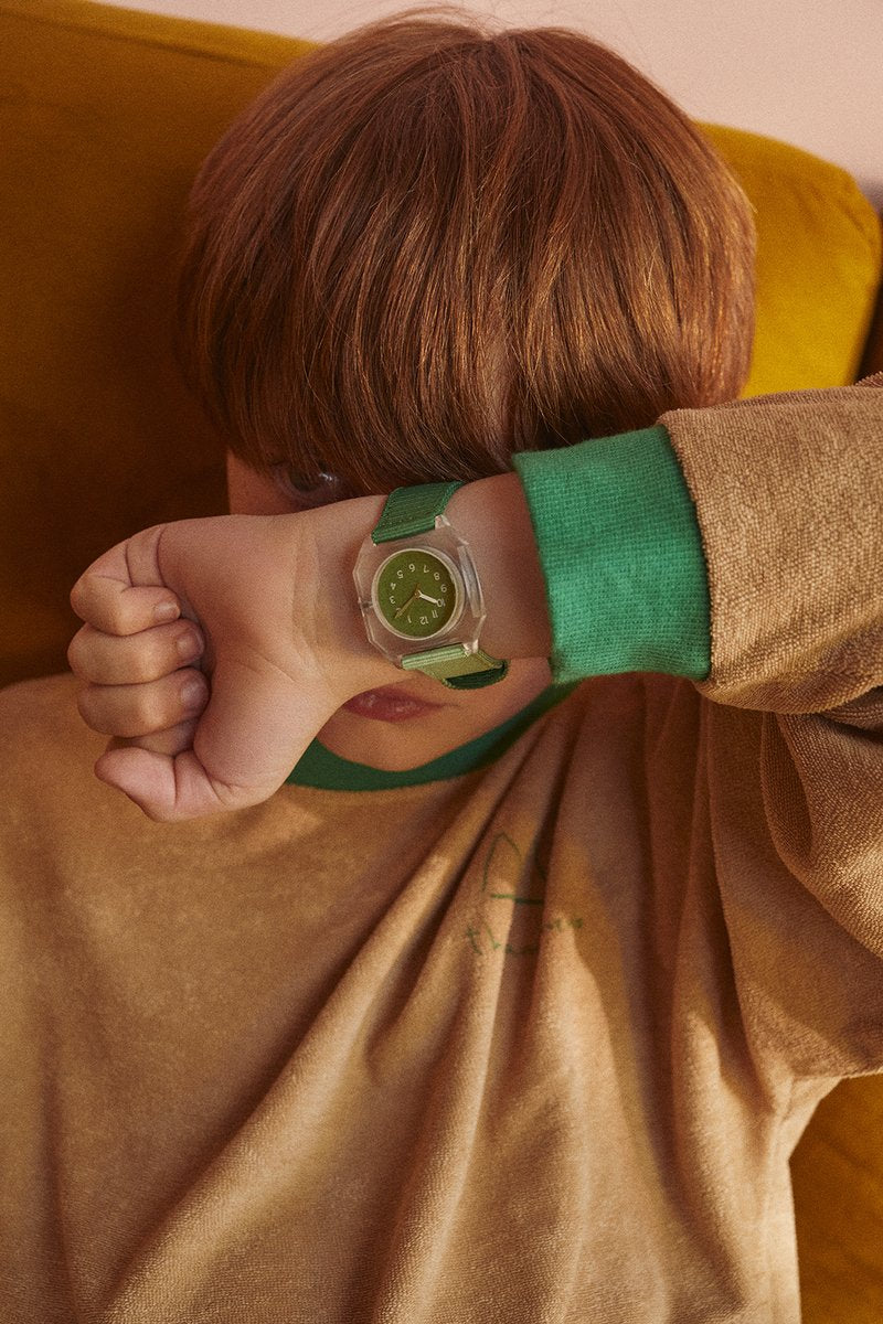 Mini Kyomo Green smoothie eco friendly kids watch - Green