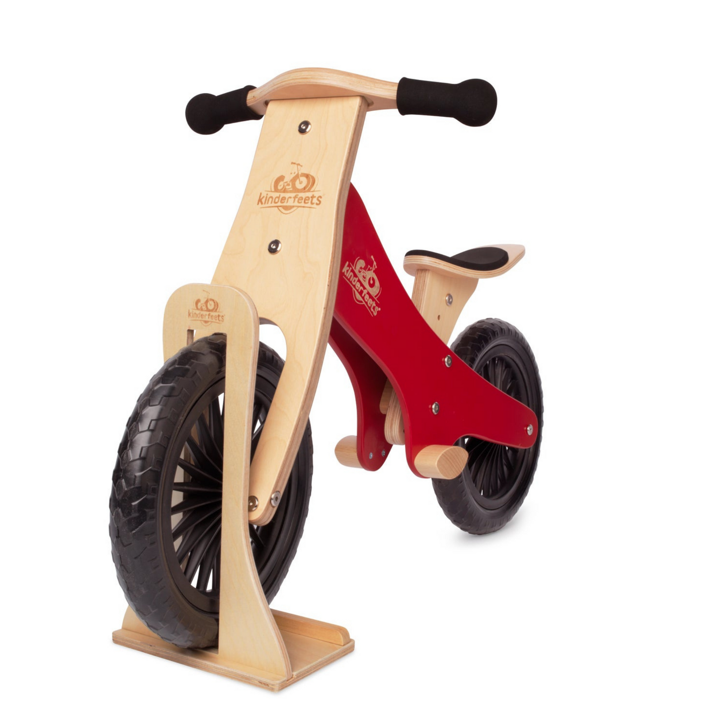 Kinderfeets wooden bike stand
