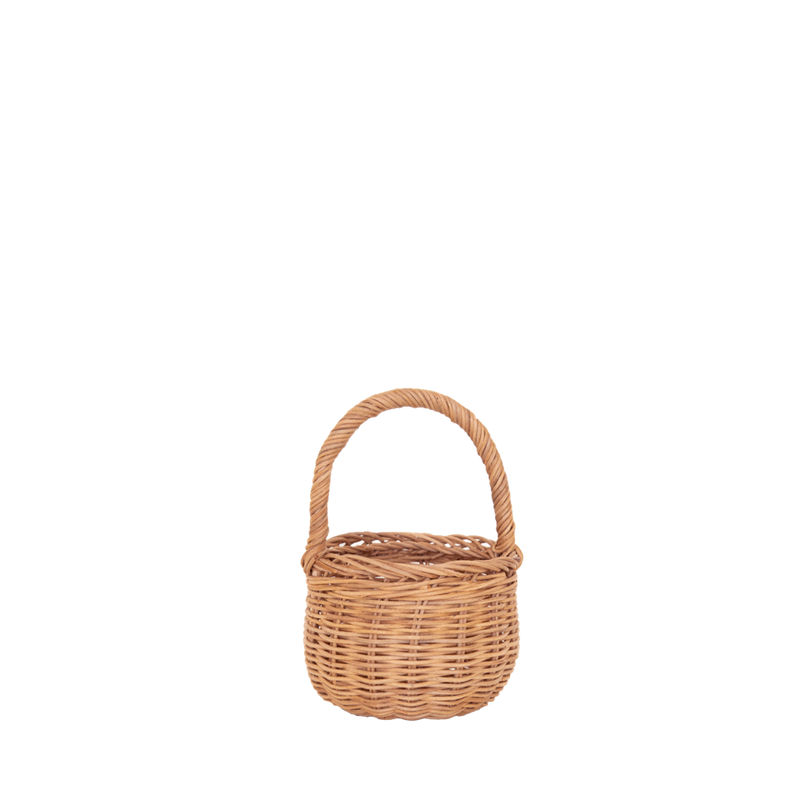 Rattan berry basket-Natural