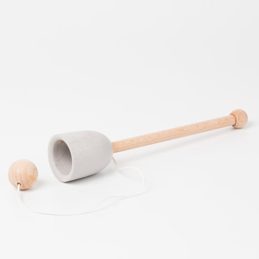 Wooden cup and ball - Grey