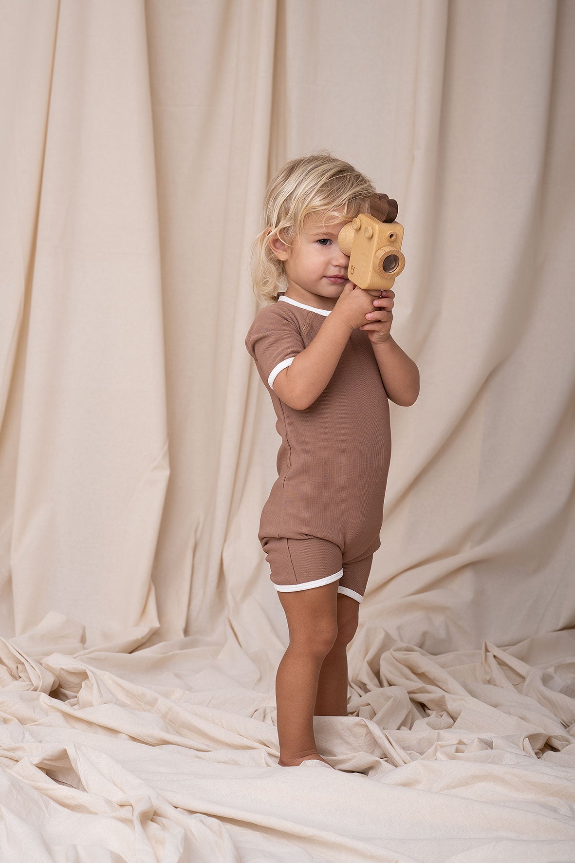 Onesie swimsuit - Cocoa Creme