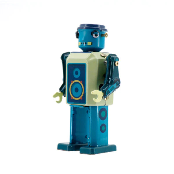 Vinyl bot collectable tin robot
