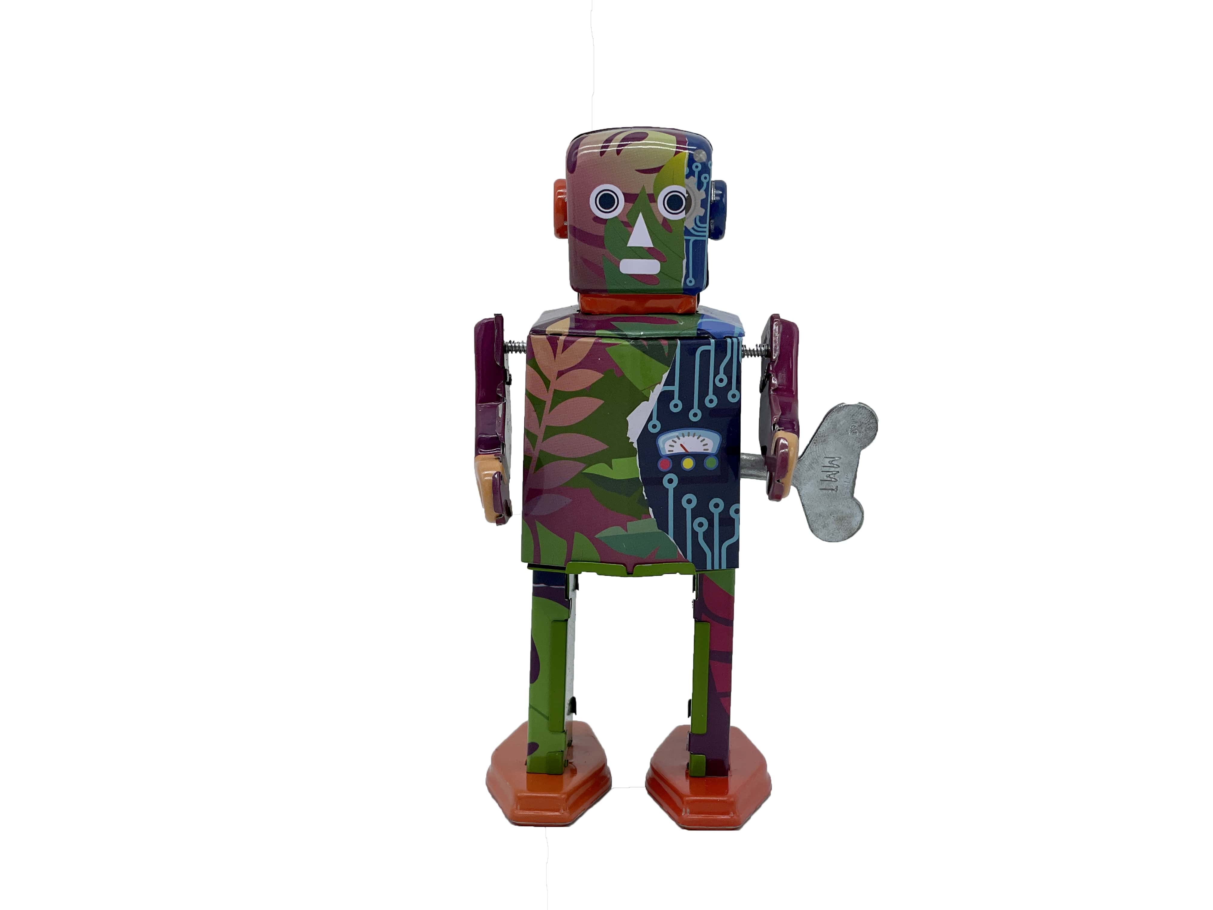 Forest Bot Forest bot collectable tin robot – My Backyard Chronicles