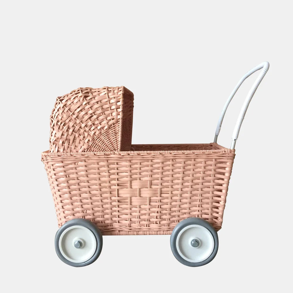 Doll stroller and trolley