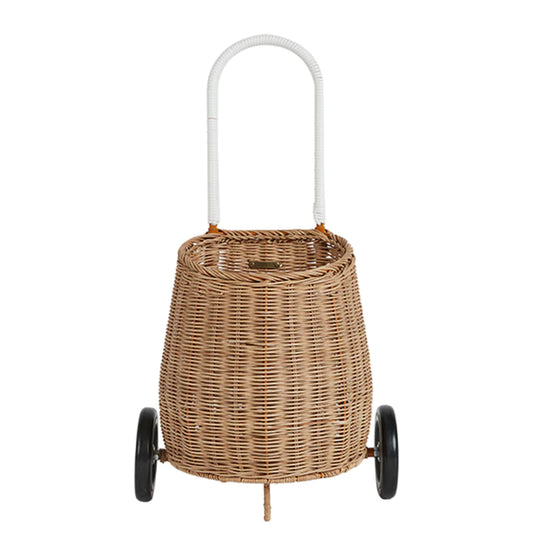 Rattan Original Luggy Wheeled Basket