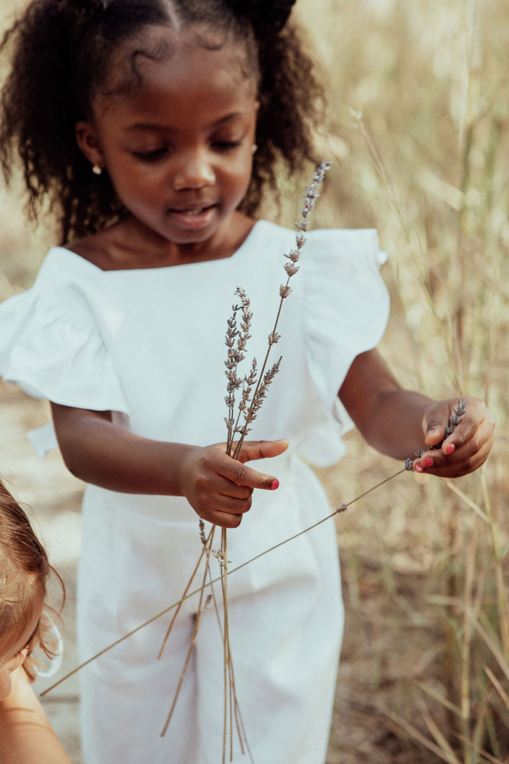 The Felicity dungaree-Linen girls dungaree